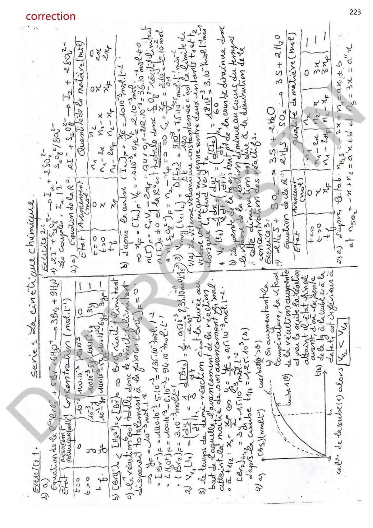 physique - chimie résumés et exercices corrigés Tome 1 - BAC Sciences