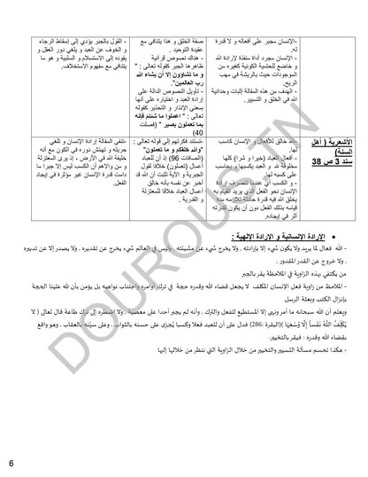 تفكير إسلامي تلاخيص و منهجية و تدريبات - بكالوريا آداب