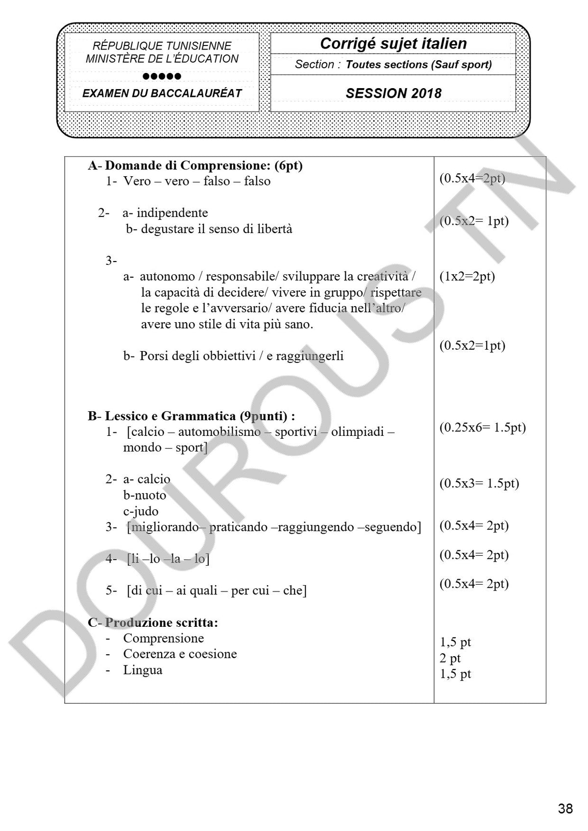 italien résumés, esaais, méthodologie , langue et épreuves BAC corrigées - Toutes les sections (noir)