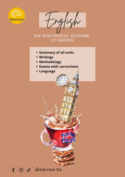 Anglais (BAC sciences - math - techniques - info - éco et gestion)