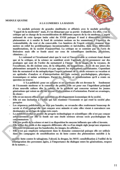 Français résumés, langue, méthodologie et applications - BAC Lettres