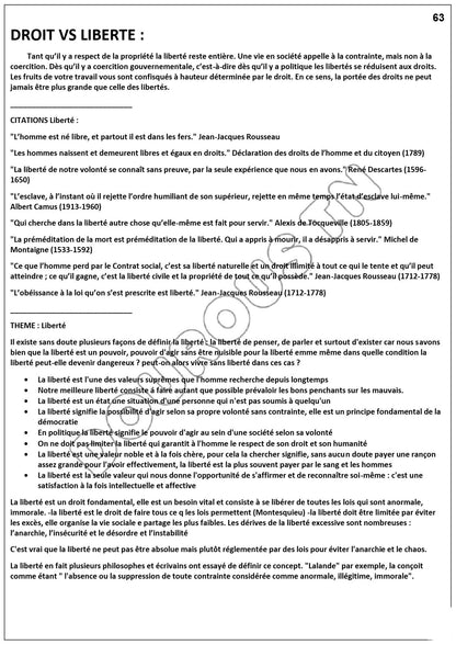 Français (BAC sciences - math - techniques - info - éco et gestion)