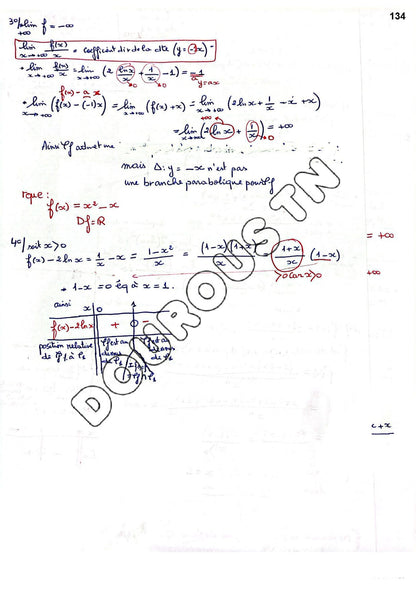 Cours de mathématiques, curriculum vitae et exercices corrigés Tome 2 en couleur - BAC Sciences
