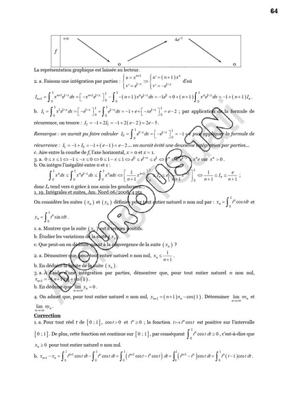 Cours de mathématiques, curriculum vitae et exercices corrigés Tome 2 en couleur - BAC Sciences