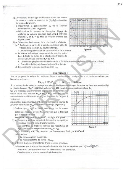 physique - chimie résumés et exercices corrigés Tome 1  - BAC Sciences