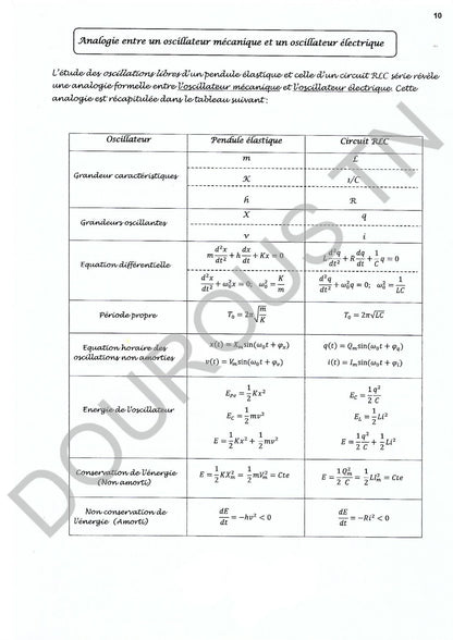physique - chimie résumés et exercices corrigés Tome 2  - BAC Sciences