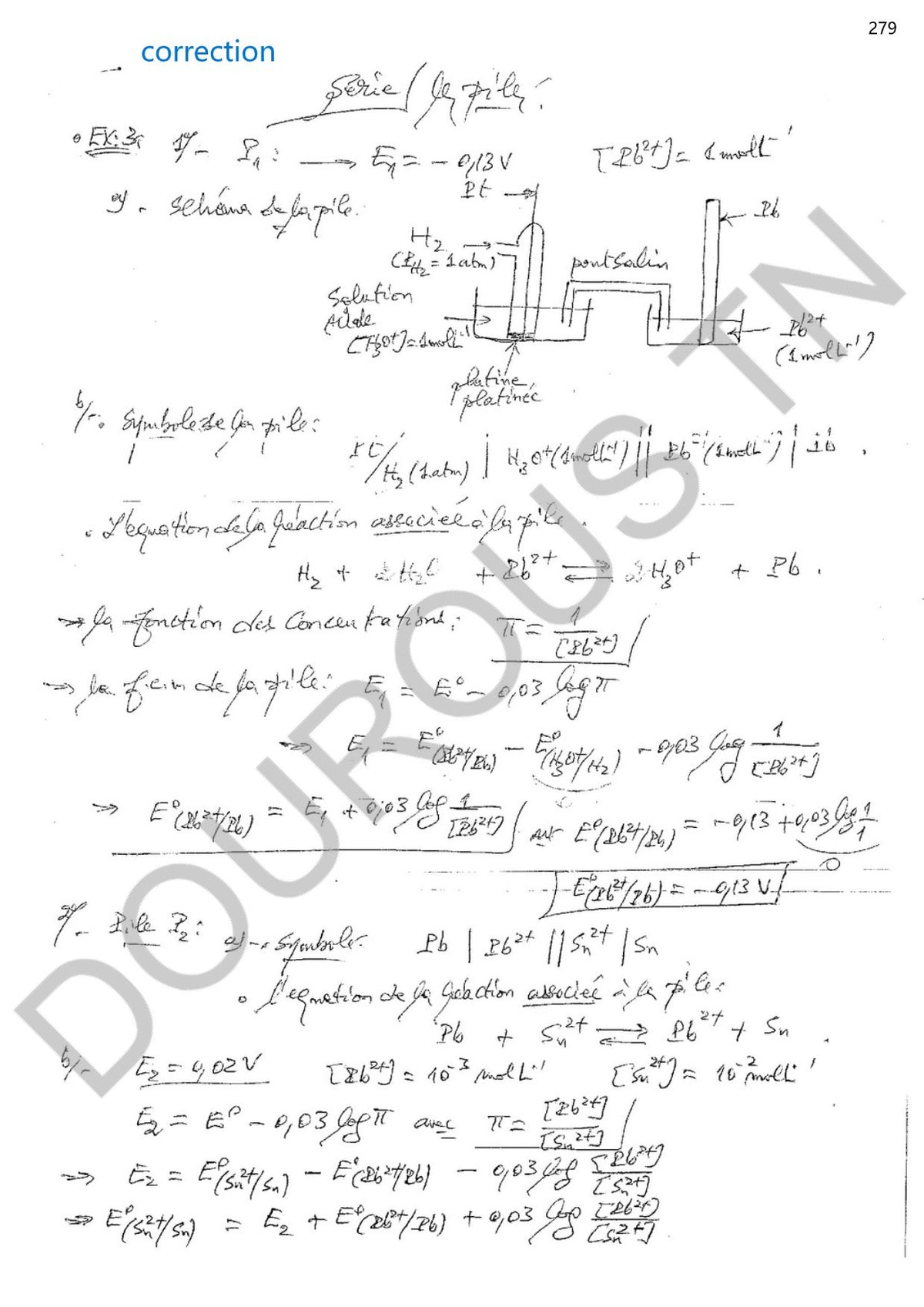 physique - chimie résumés et exercices corrigés Tome 2  - BAC Sciences