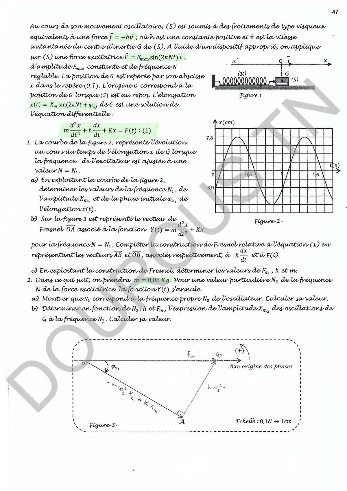 physique - chimie résumés et exercices corrigés Tome 2  - BAC Sciences