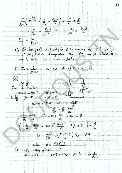 physique - chimie résumés et exercices corrigés Tome 1  - BAC Sciences