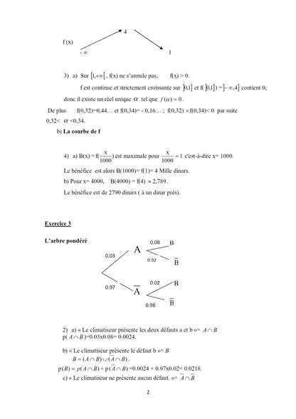 Math - Épreuves BAC corrigées : principale et contrôle (2009 - 2025)